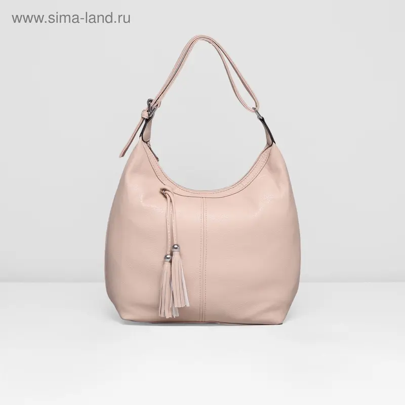 Сумка жен L-5104, 29*13*29, отд с пер на молнии, н/карман, бежевый