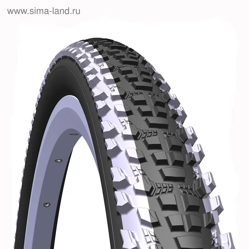 Покрышка 26"х2,1" Mitas (Rubena) Ocelot черная/белая
