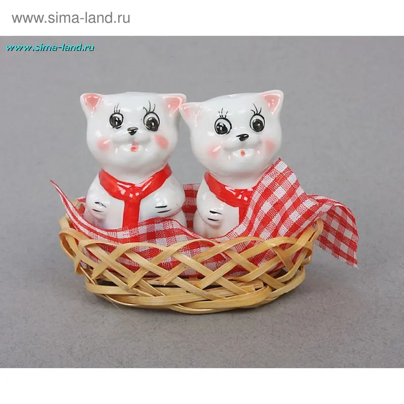 набор для специй котики 10,5*9*6 см JD8W669 S/2