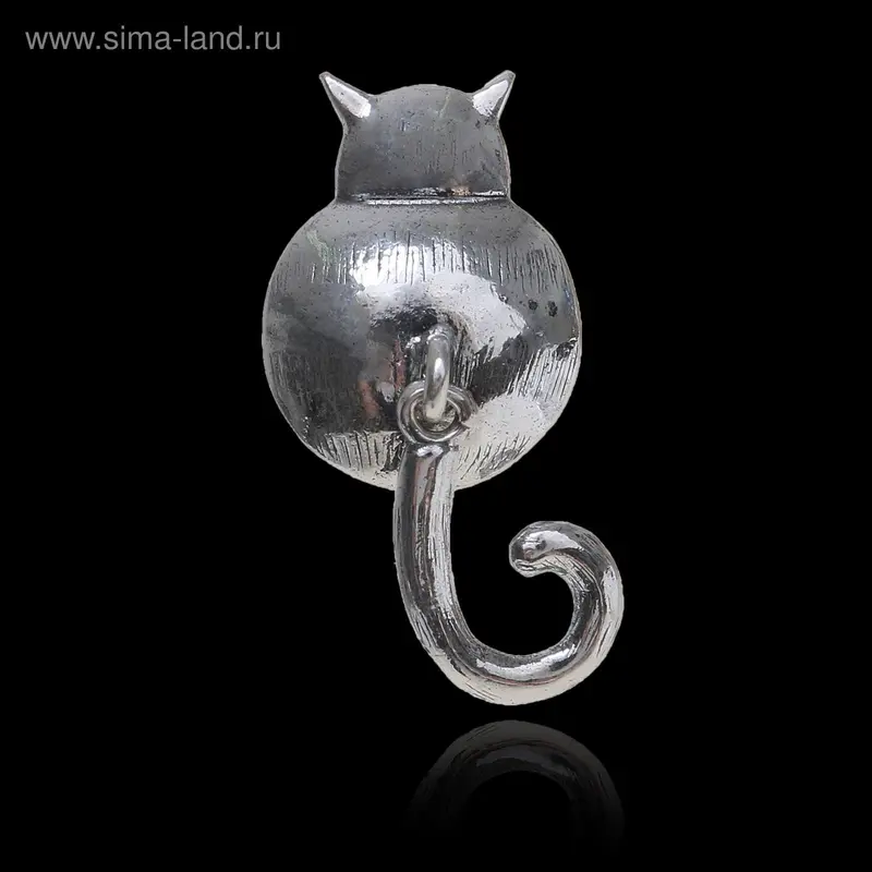 Значок «Котя Мотя», цвет чернёное серебро