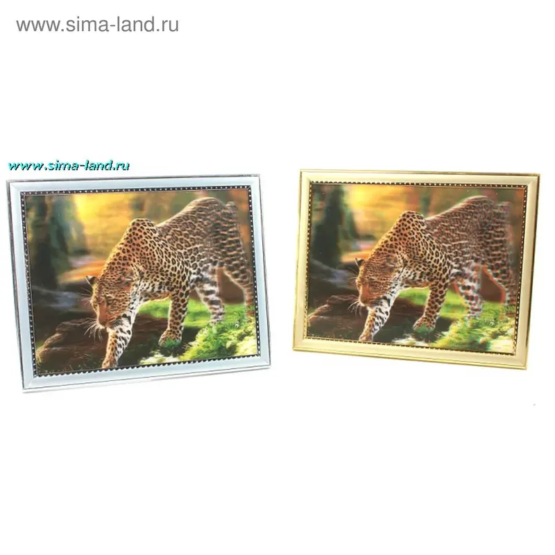 картина объемная 20*25 см пр д р леопард