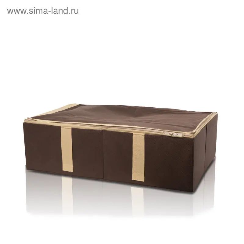 Кофр для хранения вещей "Chocolate Cake" с крышкой на молнии