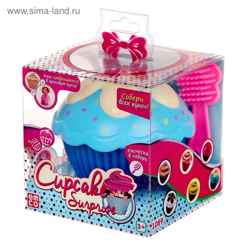 Кукла-кекс Cupcake Surprise с расчёской, МИКС