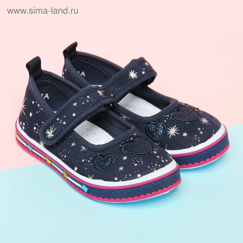 Балетки детские М-Мичи арт. ML1561A (синий) (р. 22 (15)