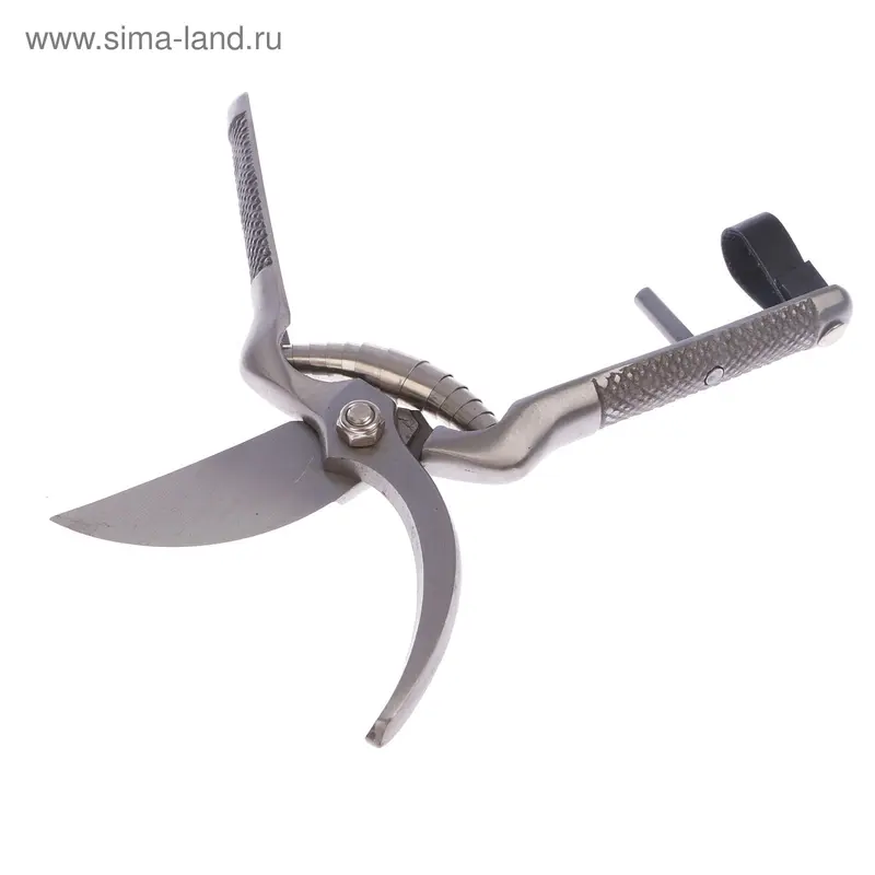 Секатор плоскостной, 8" (20 см), металлические ручки, Greengo