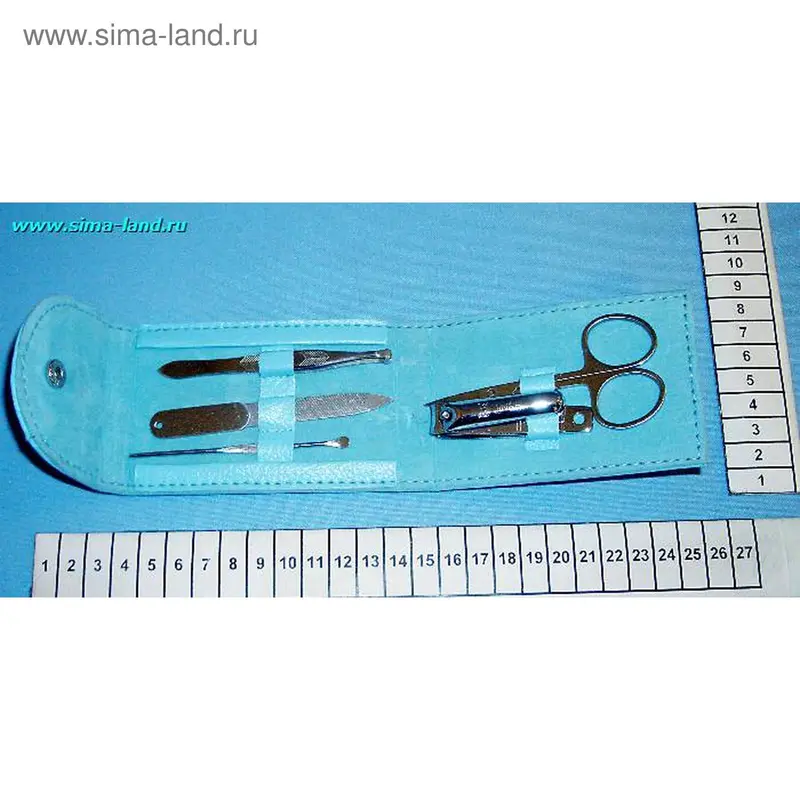 набор маникюрный 9762 11см 5предм (бокс 120 шт)