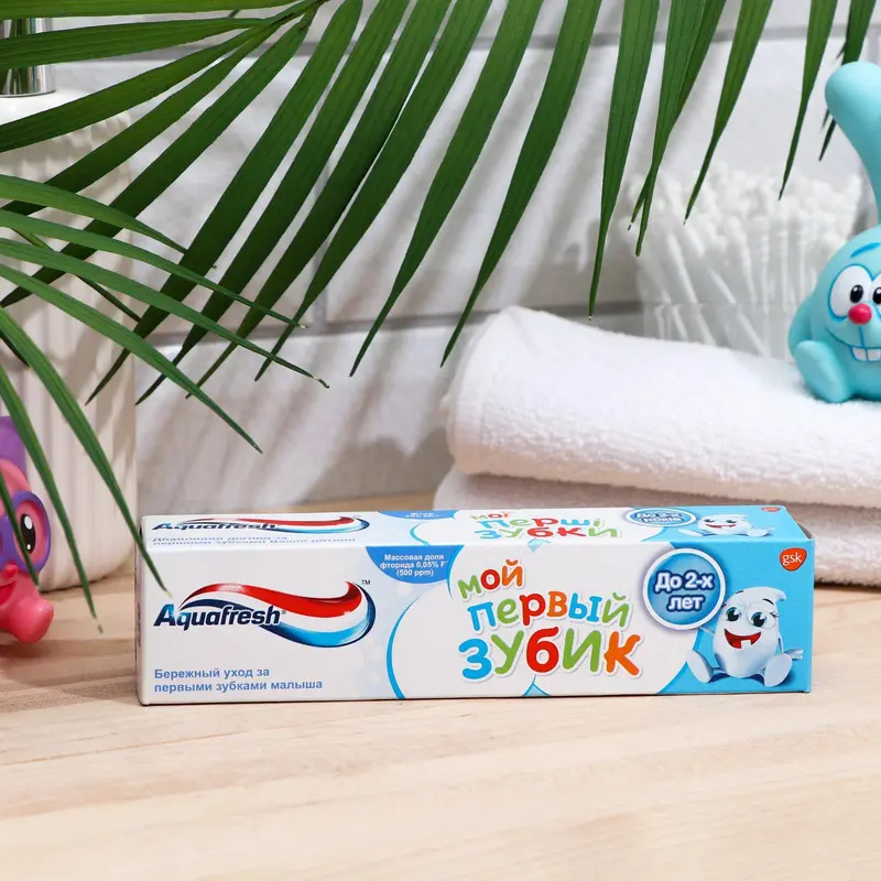 Детская зубная паста Aquafresh, мой первый зубик, (0-2 лет), 50 мл