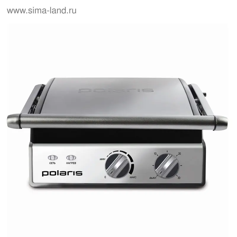 Электрогриль Polaris PGP 0903, 2000 Вт, антипригарное покрытие