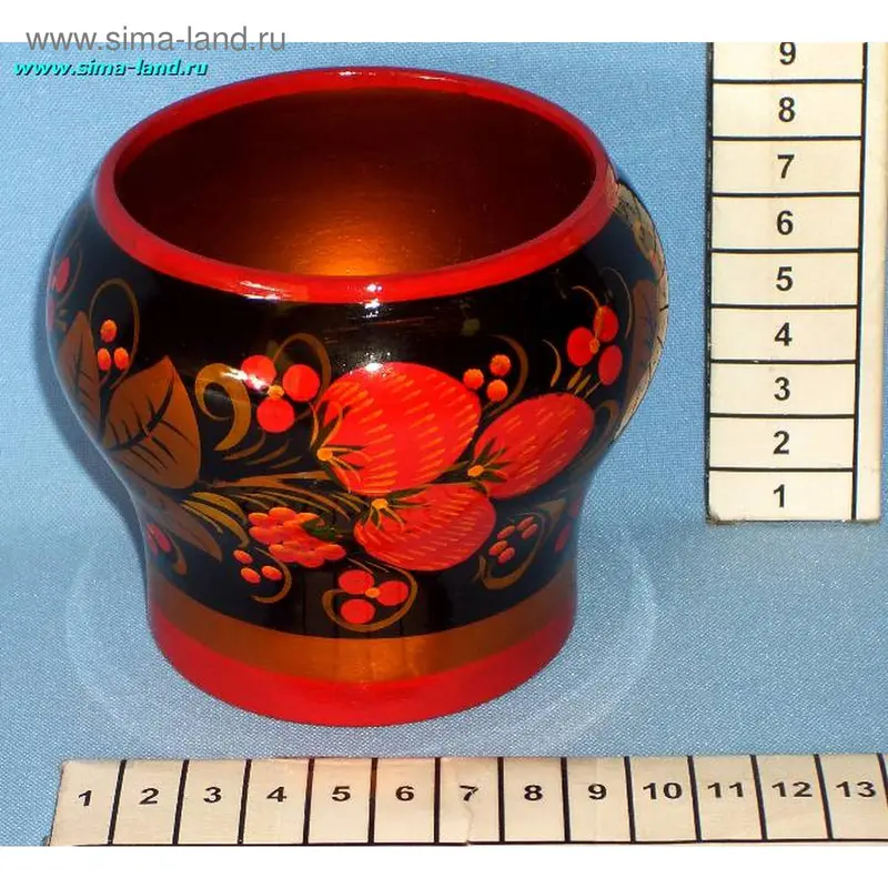 хохлома горшок 12*9 см