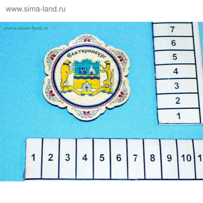магнит кедр герб 6*5 см