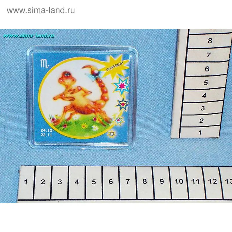 магнит стекло МП140 Скорпион мин 5 шт