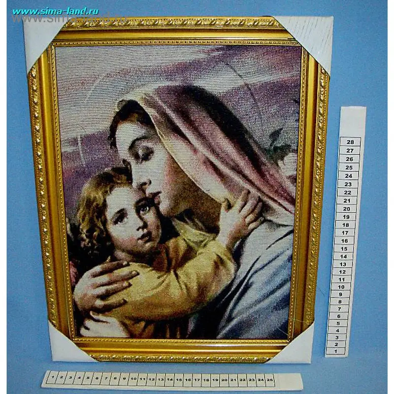 картина гобелен 30*40 богоматерь (бокс 30 шт)