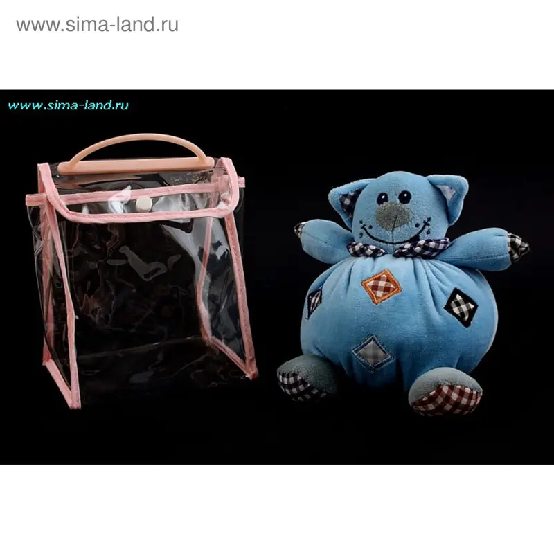 М погремушка медведь в упаковке 14×14×10 см (бокс 200 шт.)