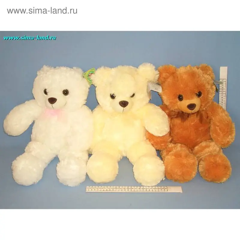 м медведь бел беж корич мал 56 см 8864ск