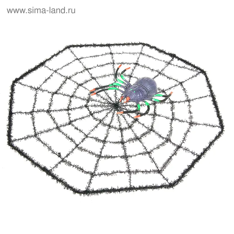 Прикол "Паутина с пауком"