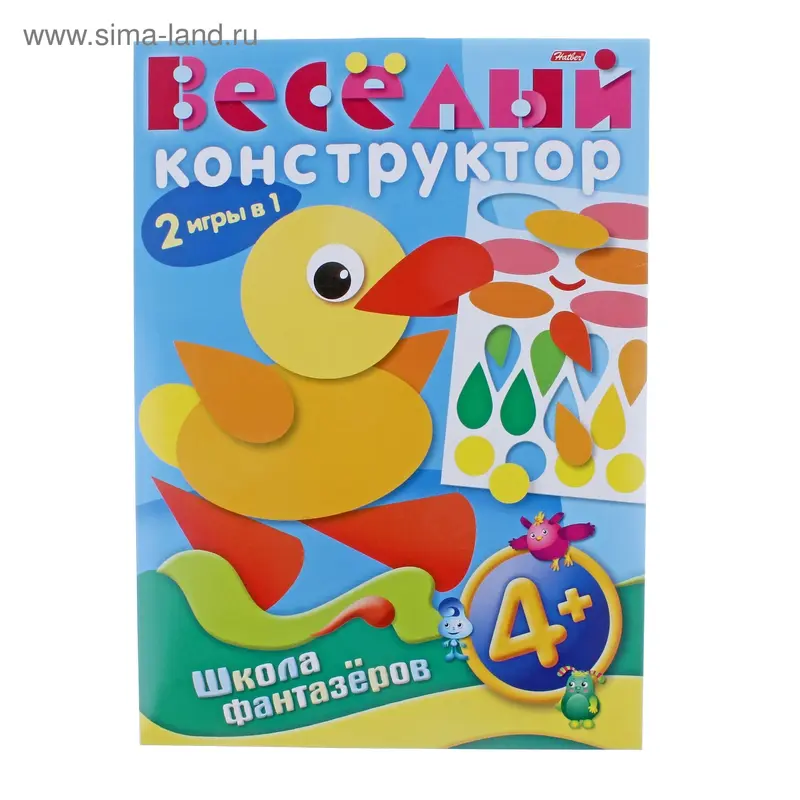 Набор для творчества. Веселый конструктор "Утенок" 4+