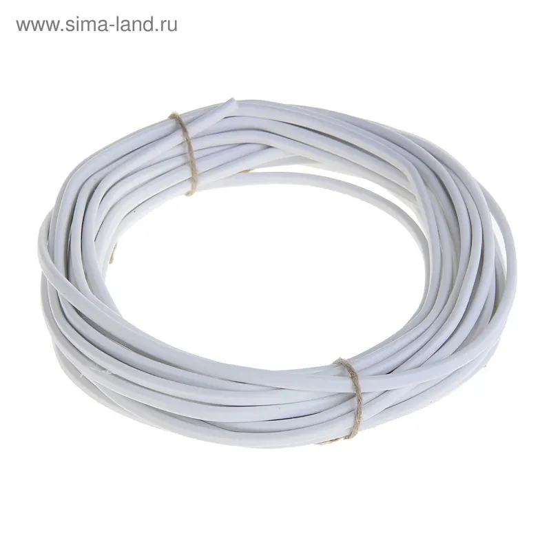 Провод "Альгиз К", ШВВП, 2х0.75 мм2, 20 м, белый