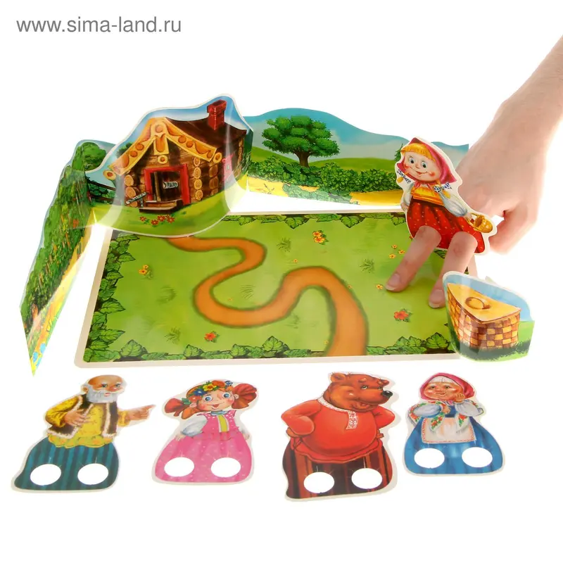 Игра пальчиковый театр "Машенька и медведь"