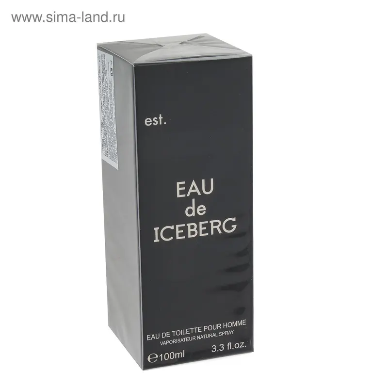 Туалетная вода Eau de Iceberg Man, 100 мл