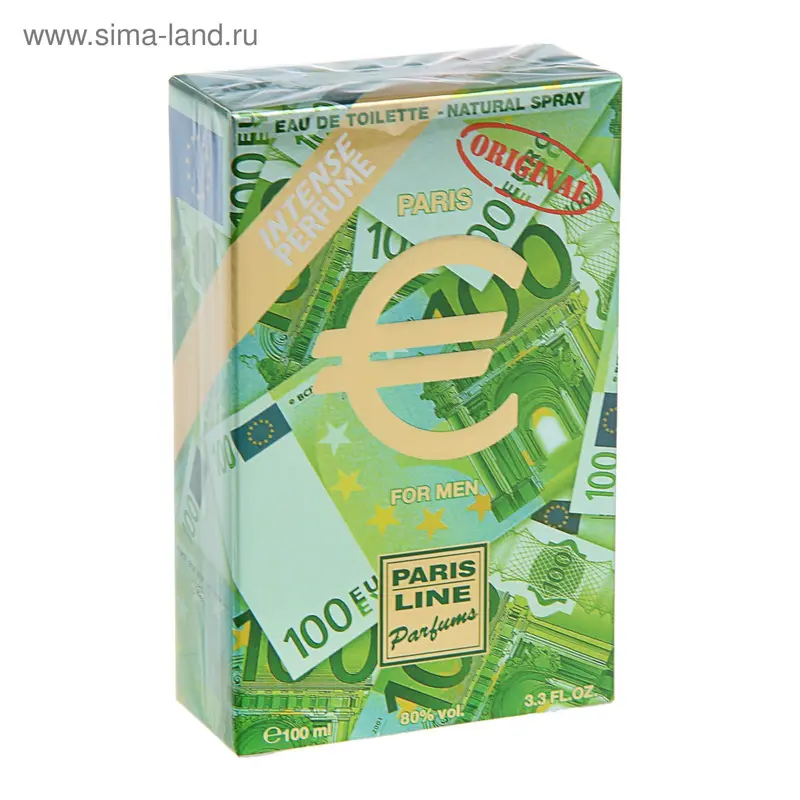 Туалетная вода Euro Intense Perfume, мужская, 100 мл