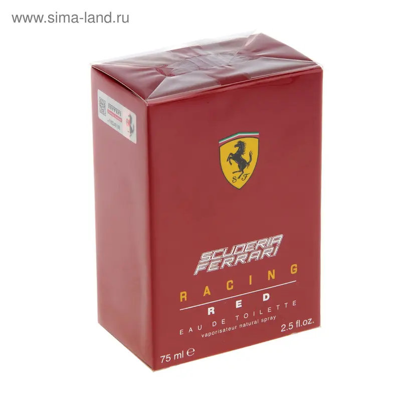 Туалетная вода Ferrari Racing Red, 75 мл