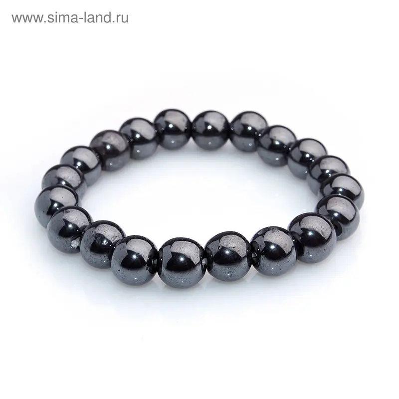 Браслет «Гематит» шар №10