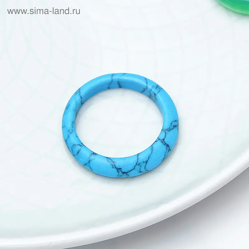 Кольцо литое 3-6 мм «МИКС камней», размер МИКС (17-20)