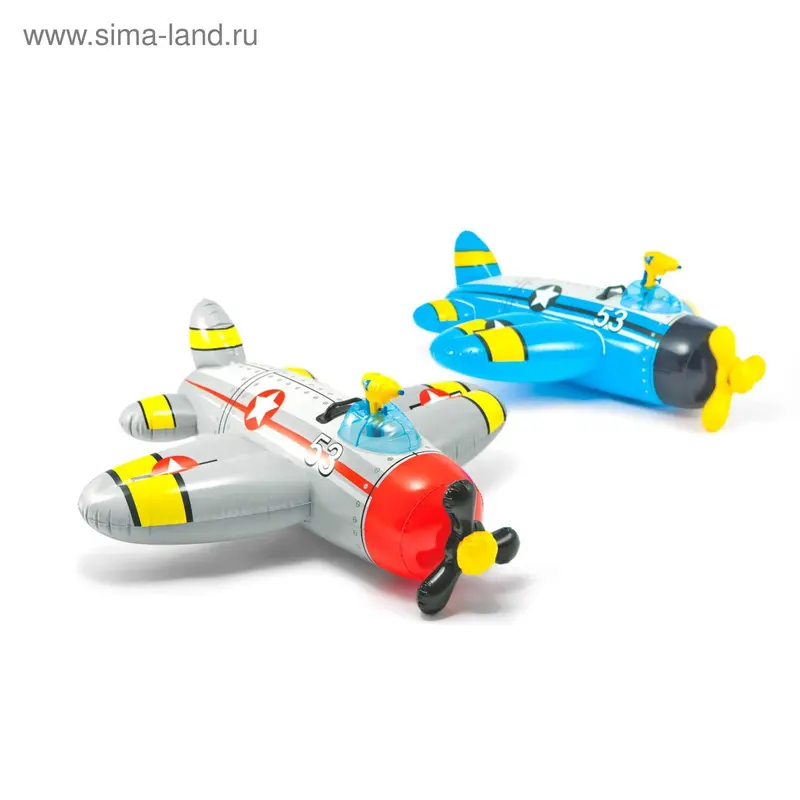 Игрушка для плавания «Самолет», 132 х 130 см, от 3 лет, цвета МИКС, 57537NP INTEX