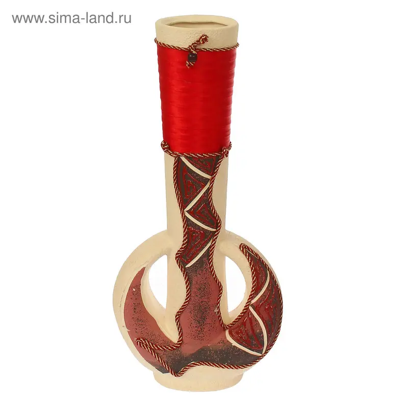 Ваза "Рамаяна" красная, микс