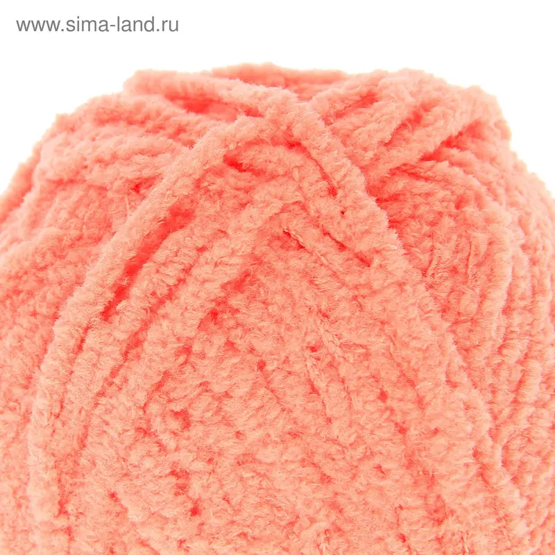 Пряжа "Softy" 100% микрополиэстер 115м/50гр (619 коралловый)