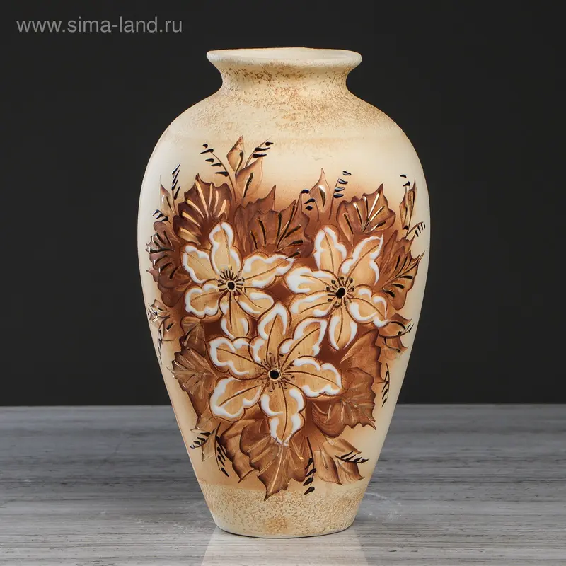 Ваза "Фея" 35 см, микс, керамика