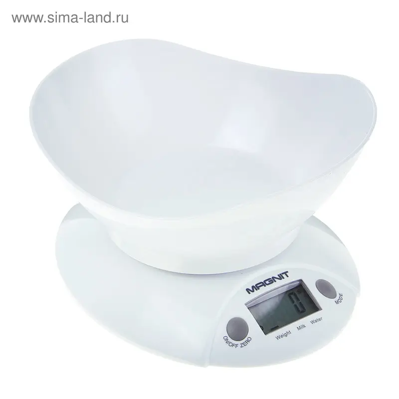 Весы кухонные Magnit RMX-6183, механические, до 5 кг, белые