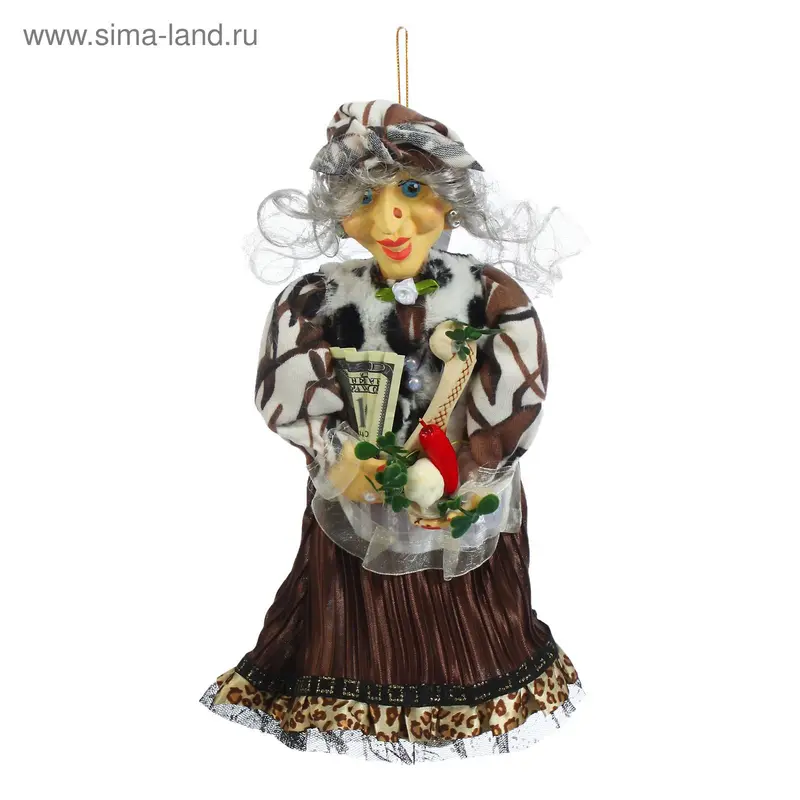 Оберег "Яга с ложкой" средняя