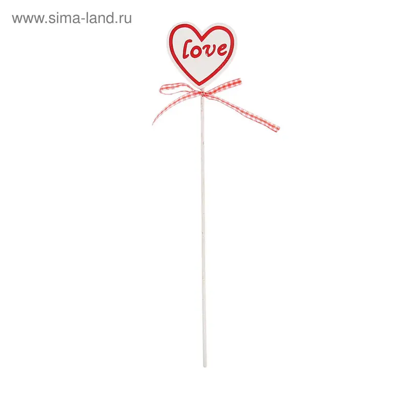 Сувенир на палочке, декор "Love"