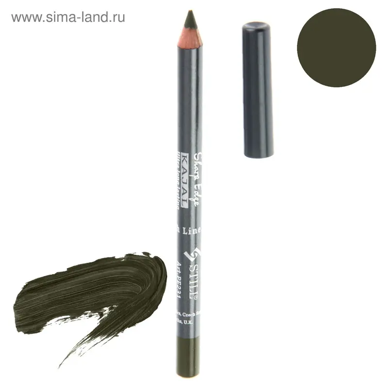 Карандаш для глаз Still Sharp Edge Kajal, тон, №231, Темный хаки