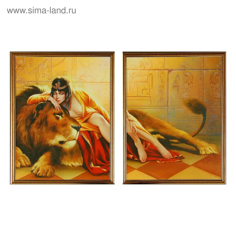 Картина модульная "Клеопатра" 50х70 см