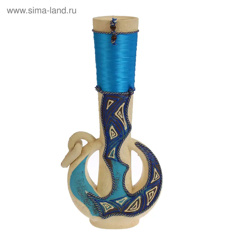 Ваза "Рамаяна" синяя, микс
