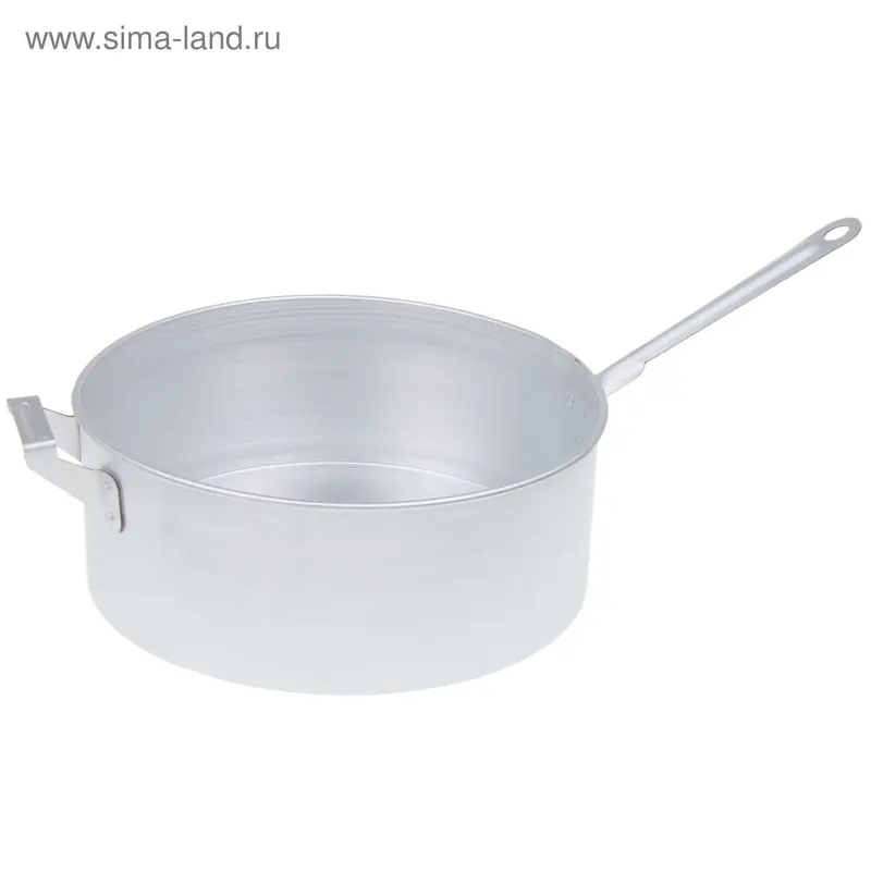 Сотейник алюминиевый 7 л, с длинной ручкой
