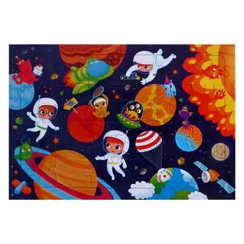 Пазл в рамке «В космосе», 24 детали, 20 × 28.5 см
