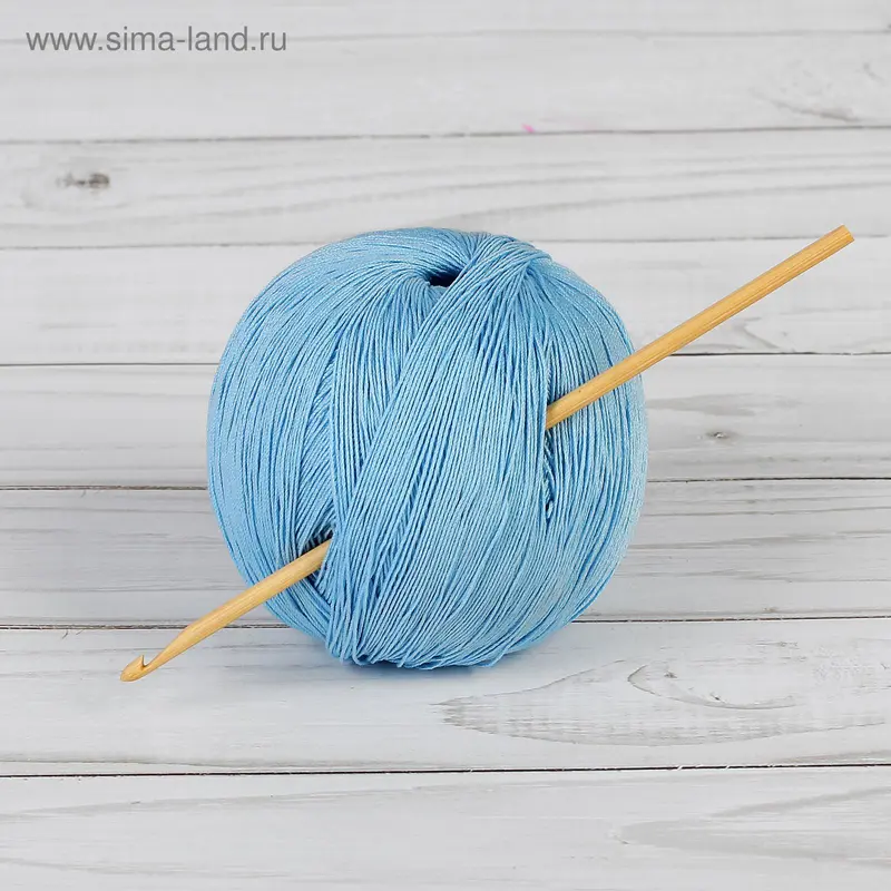 Крючок для вязания бамбуковый, CHB, d=3,5мм, 15см