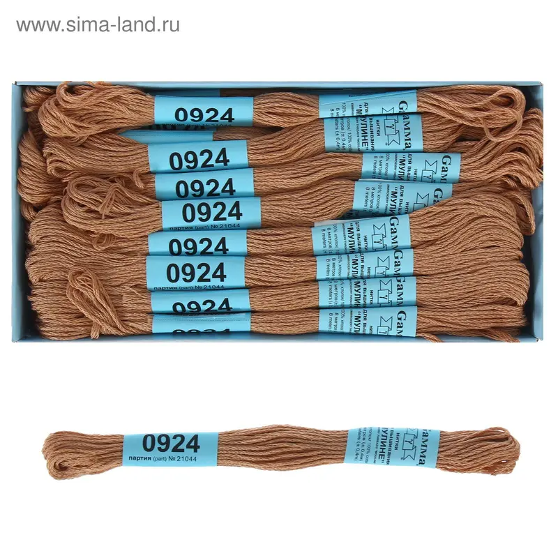Мулине, №0924, 8±1 м, цвет бежевый