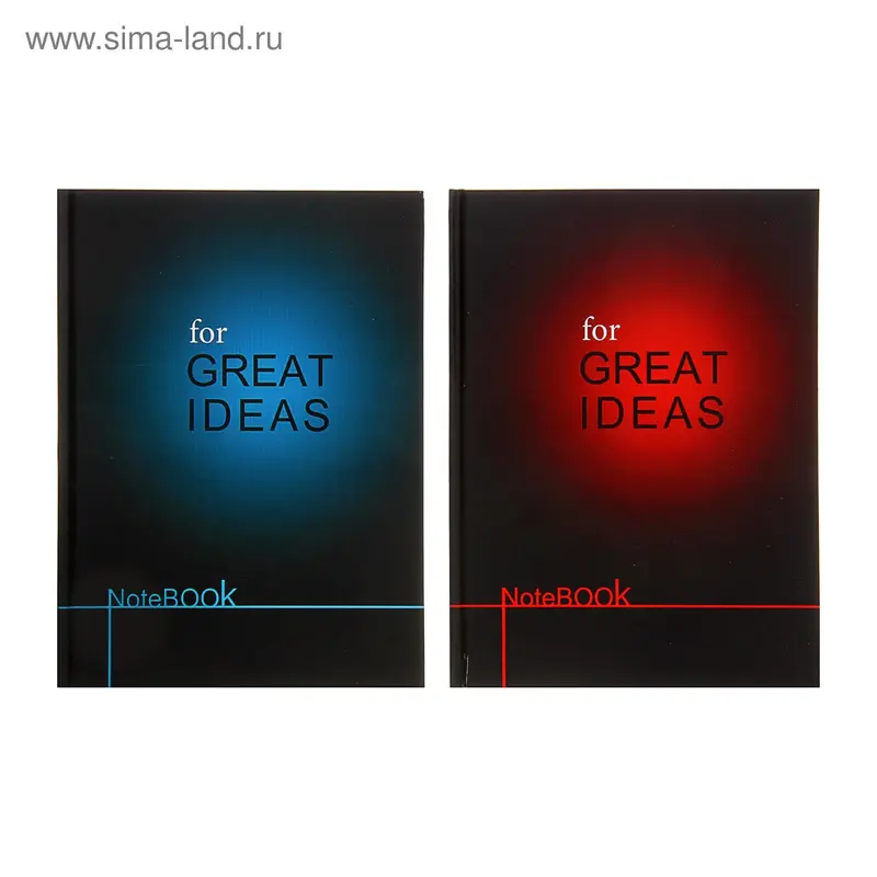 Бизнес-блокнот А5, ЕВРО, 80 листов Great ideas, клетка, МИКС