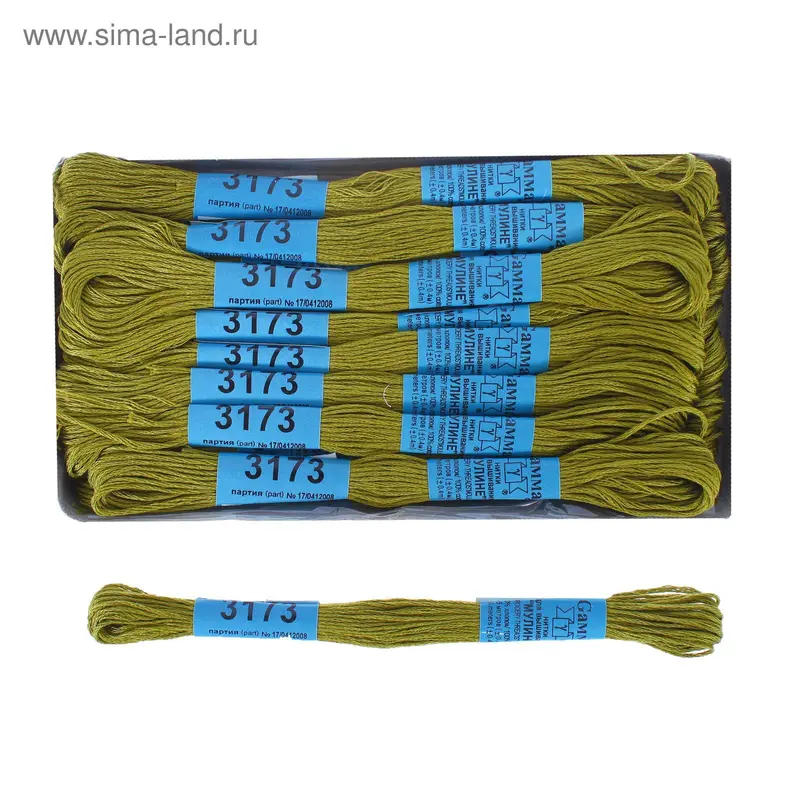 Мулине, №3173, 8±1м, цвет светлый хаки