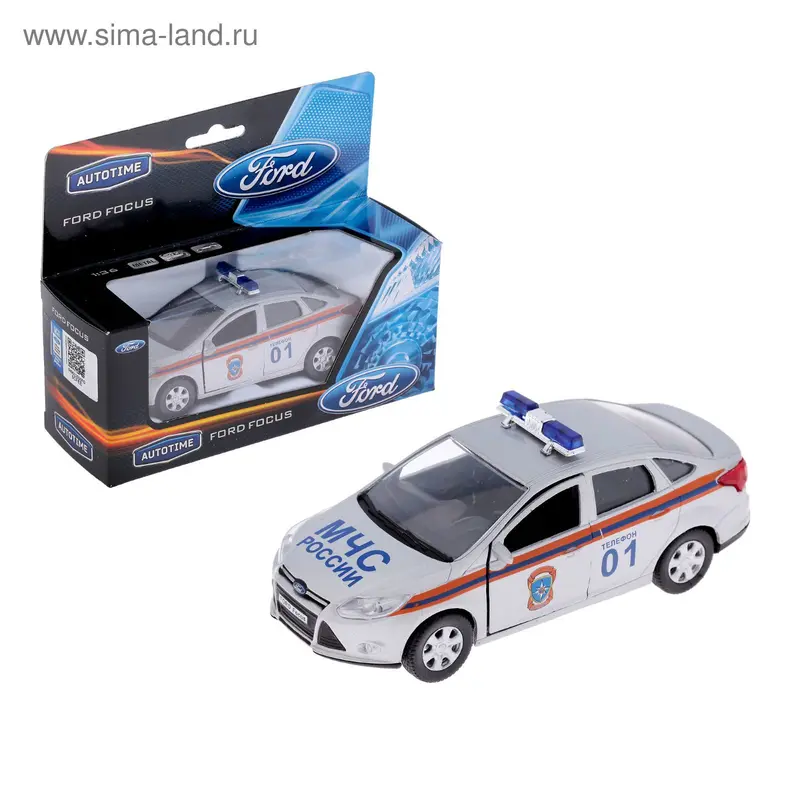 Машина металлическая Ford Focus - МЧС