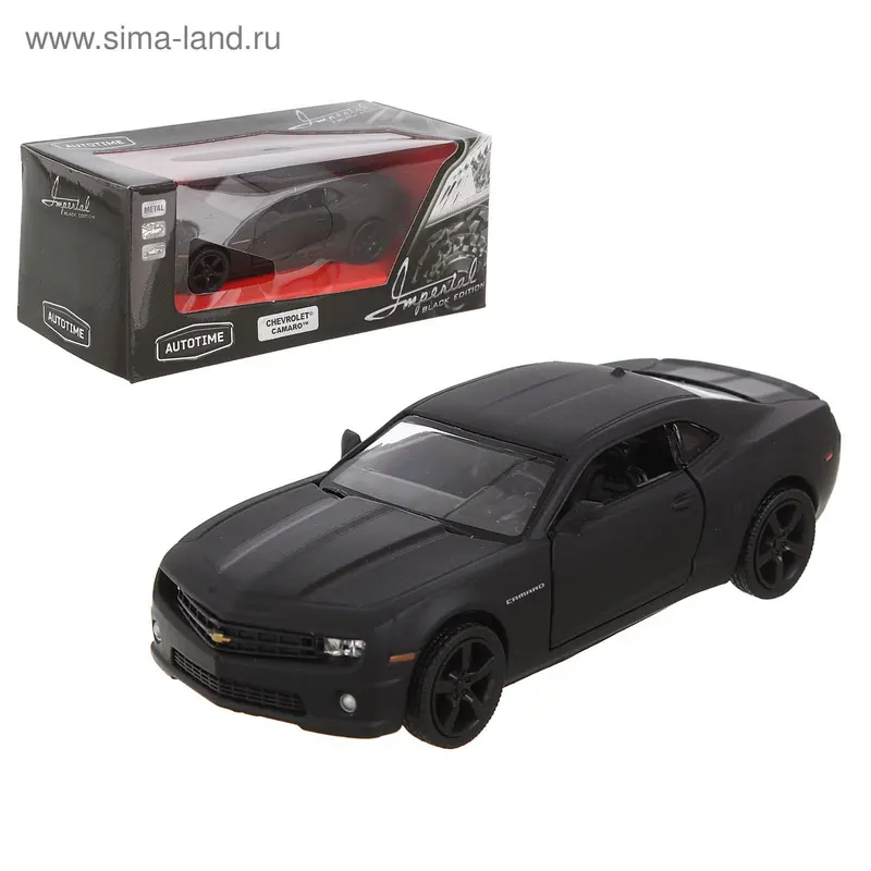 Машина металлическая Chevrolet Camaro - Imperial Black Edition