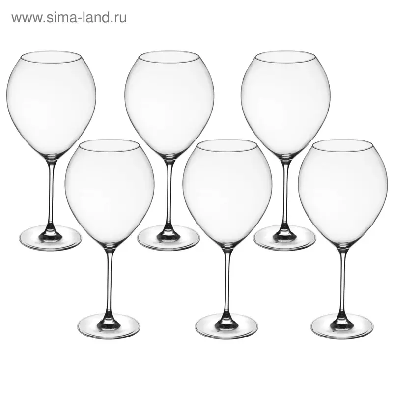Набор бокалов для вина 910 мл Flamingo, 6 шт