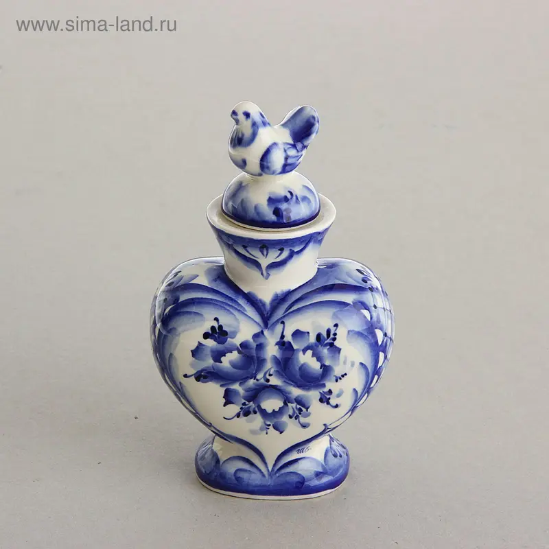 Штоф "Сердце", гжель