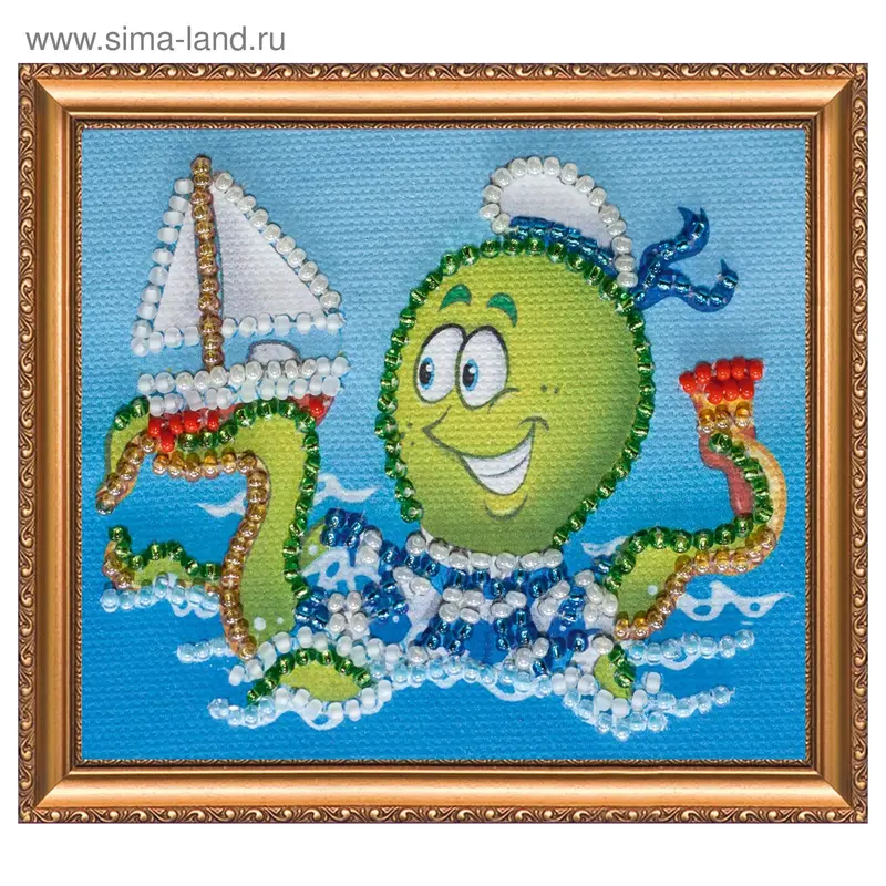 Набор для вышивки бисером "Магнит. Морской десант"
