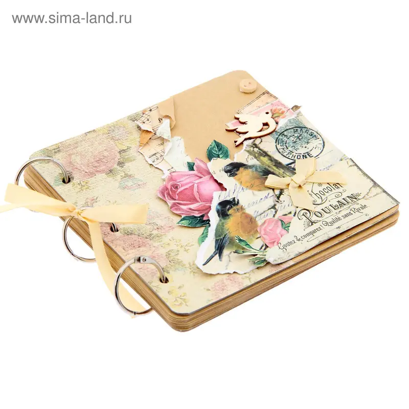 Блокнот «Винтаж», набор для создания, 29.5 × 29.5 см