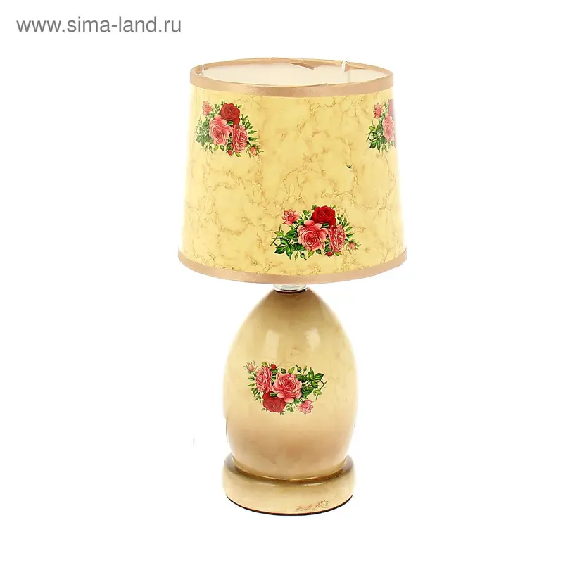 Лампа настольная "Мраморный сад" 220В/Е14 15х15х28 см